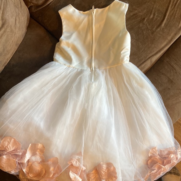 Flower girl dress, size 2. No brand tag - Picture 4 of 6
